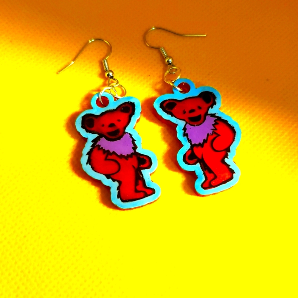 Grareful Dead  earrings